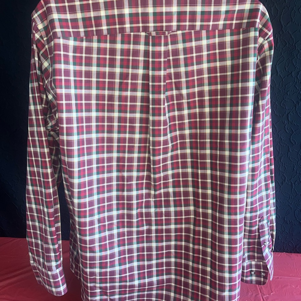 Cabela’s Outfitters Series Shirt L Tall Plaid Outdoor Flannel Hunting Fishing - Picture 6 of 7
